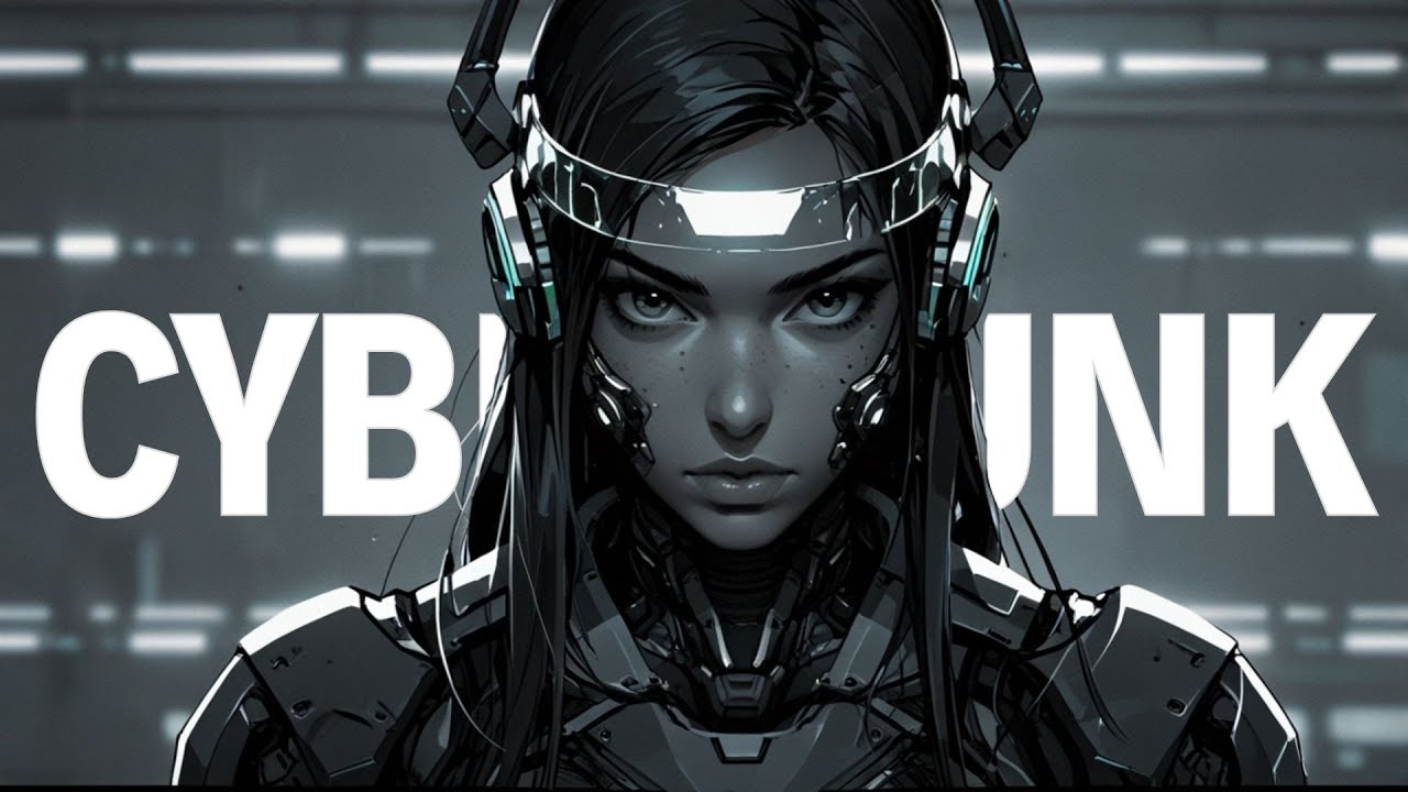 【1H】Cyberpunk Focus BGM | Dark Minimal Techno for Study, Work & Coding (No Vocals)　作業用BGM・集中・勉強