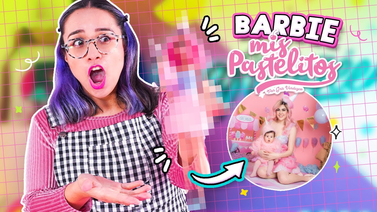 CONVERTÍ EN BARBIE A MIS PASTELITOS! 🤩🧁💖 Craftingeek ft. @mispastelitos