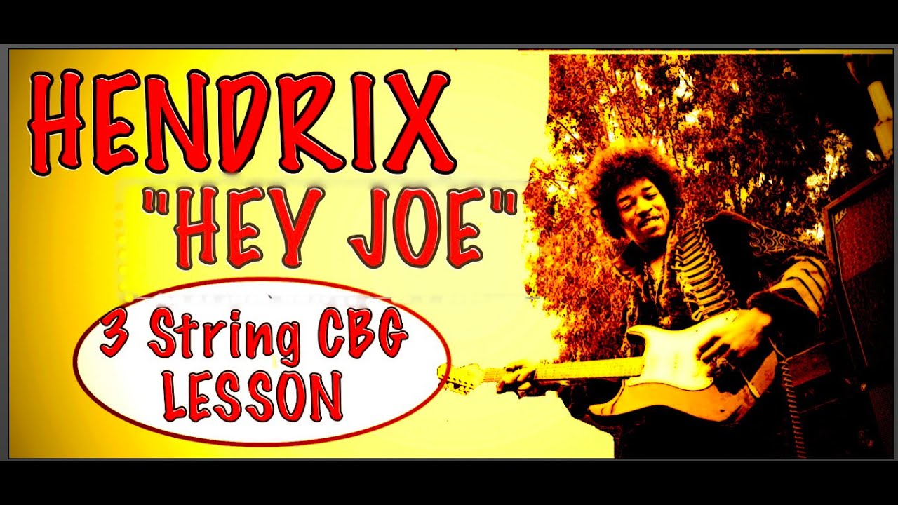 Урок игры на гитаре Hey Joe 3 String Cigar Box от Jimi Hendrix #hendrix #heyjoe #cbglesson #jimi