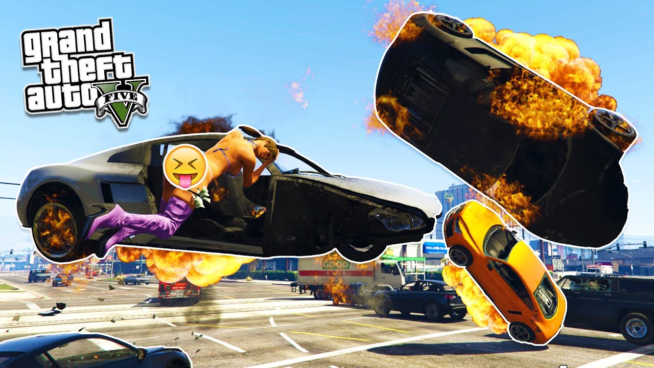 GTA 5 PC Mods - INSANE MAYHEM MOD! Carmageddon Whirlwind of DESTRUCTION Mod!!! (GTA 5 Mods Gameplay)