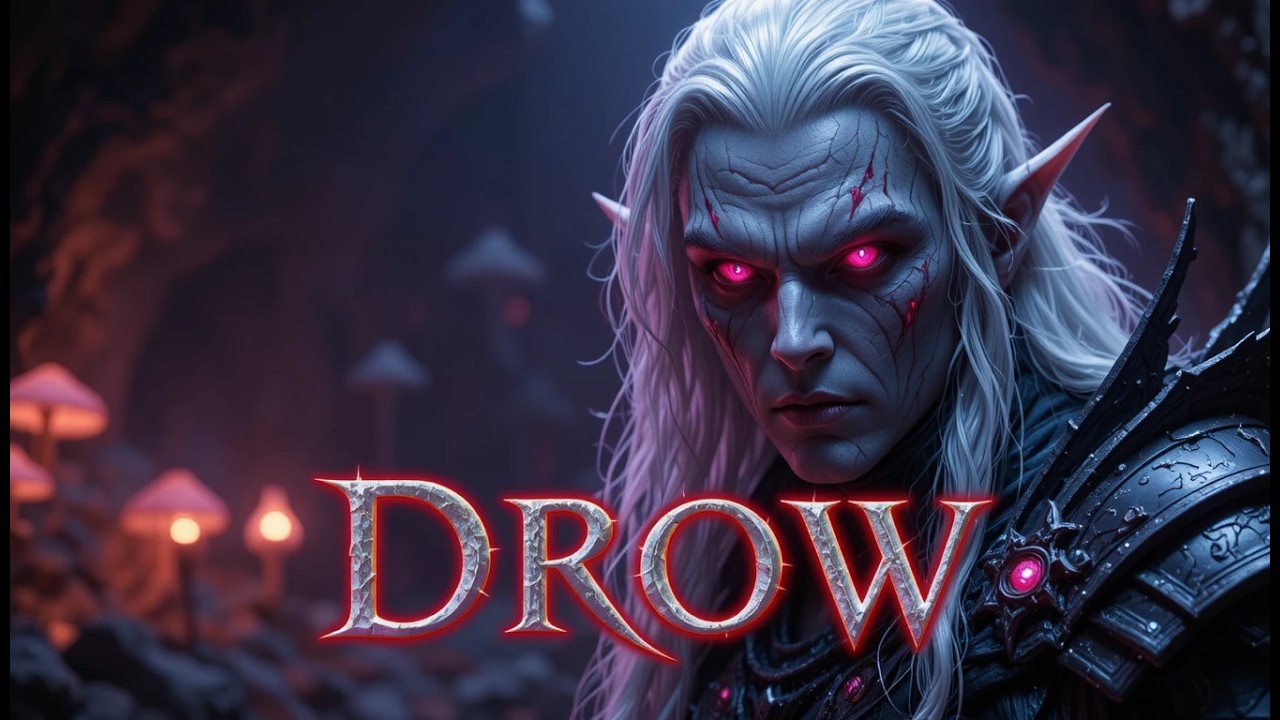 The Drow: Dark Elves of the Underdark | Forgotten Realms Lore