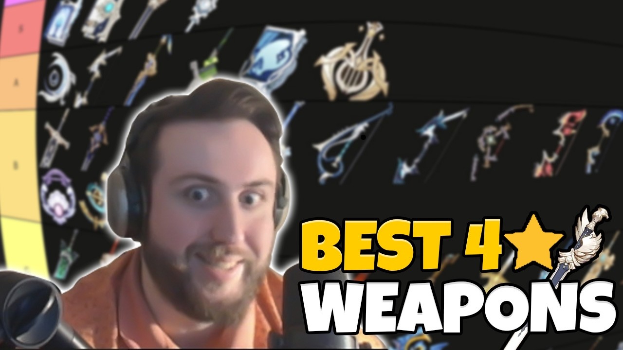 Updated 4 Star Weapon Tier List  | Genshin Impact