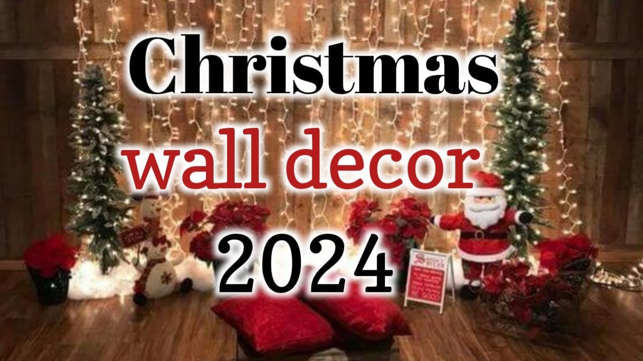 Christmas Wall Decor ideas  | wall decoration ideas | Christmas decor 2024