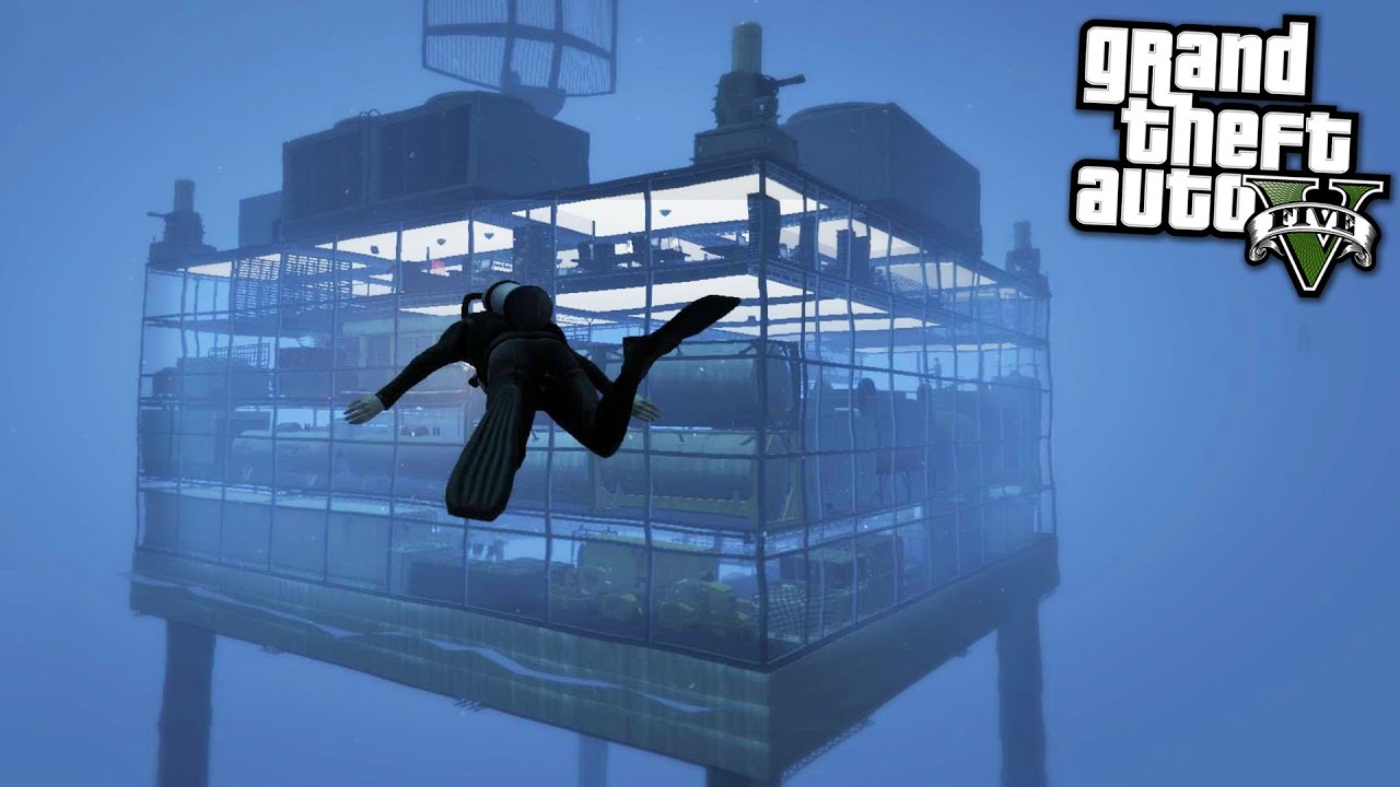 UNE BASE MILITAIRE SOUS L'EAU GTA 5