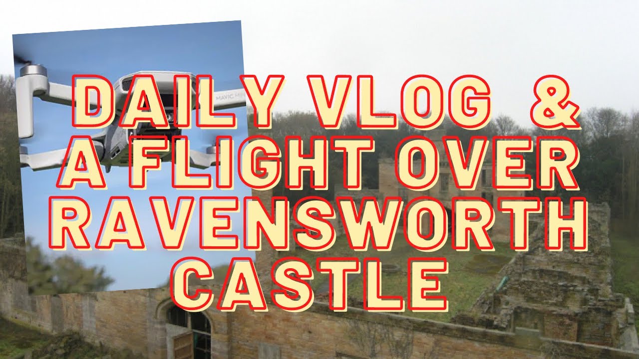 Daily Vlog & Ravensworth Castle DJI Mavic Air 2 (16th April 2021)