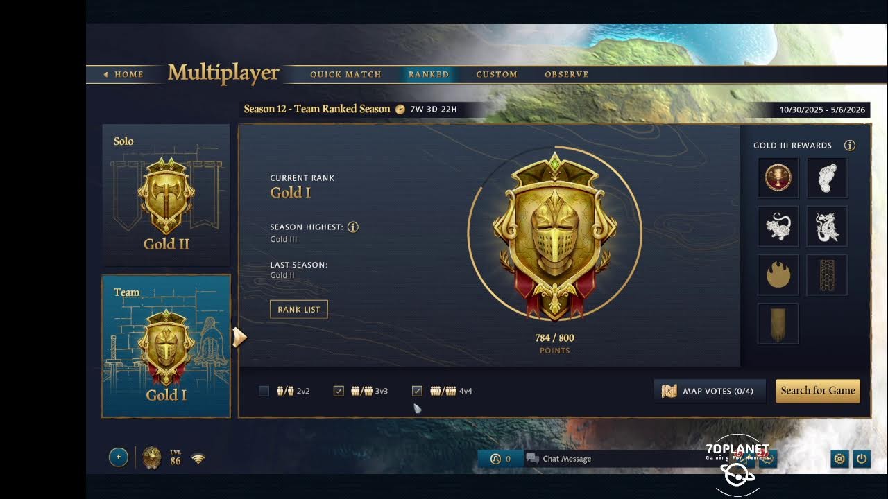 Age Of Empires IV Team Ranked Battle Match