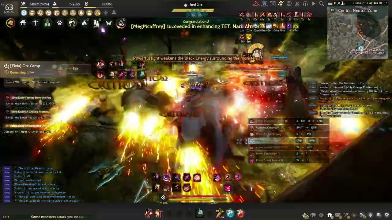 33k Trashloot - Yellow LS  | BDO Succession Lahn 280k | Orc camps