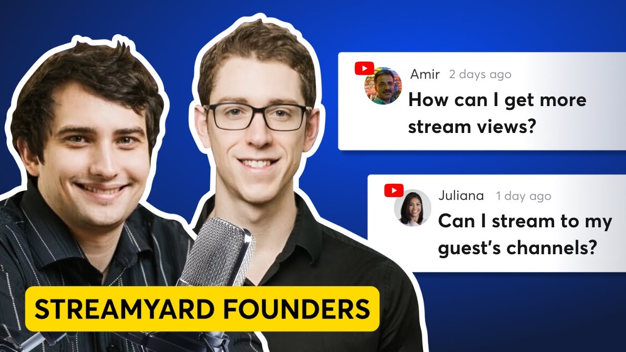Ask StreamYard - New Feature to Double Your Views (