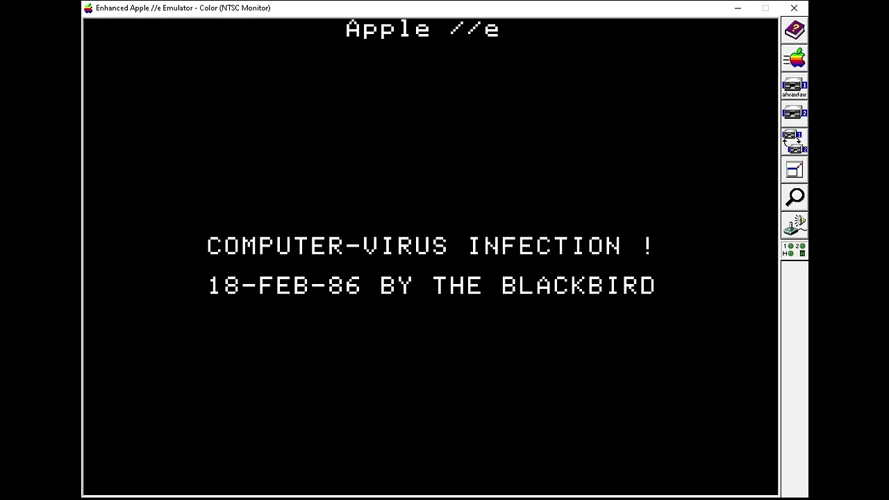 Virus III by BLACKBIRD ! Virus Test.