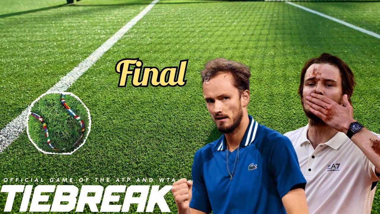 Daniil MEDVEDEV vs Alexander BUBLIK (Halle 25)| Final 🥎 TIEBREAK Gameplay #tiebreak #tiebreaktennis