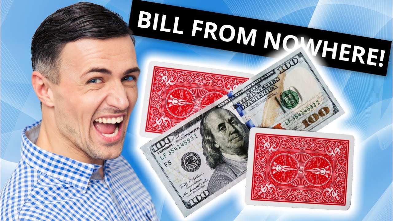 Magic Tricks With Money for Beginners - Make Money Appear From Nowhere With Cards