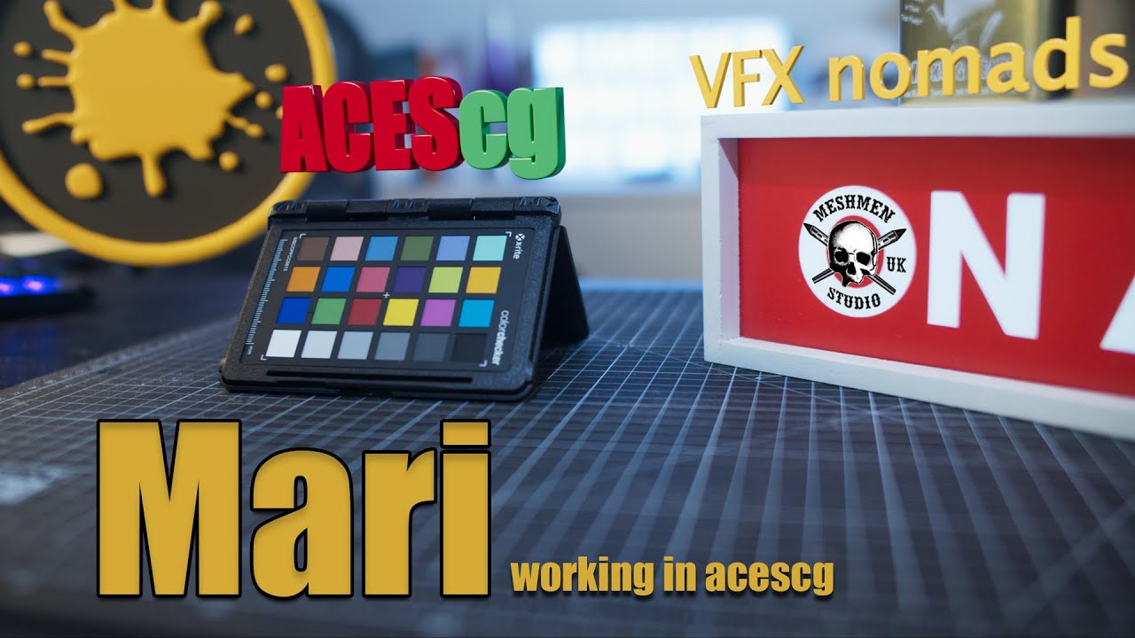 Acescg workflows in Mari | Mari Tutorial | ACES cg for VFX nomads #02