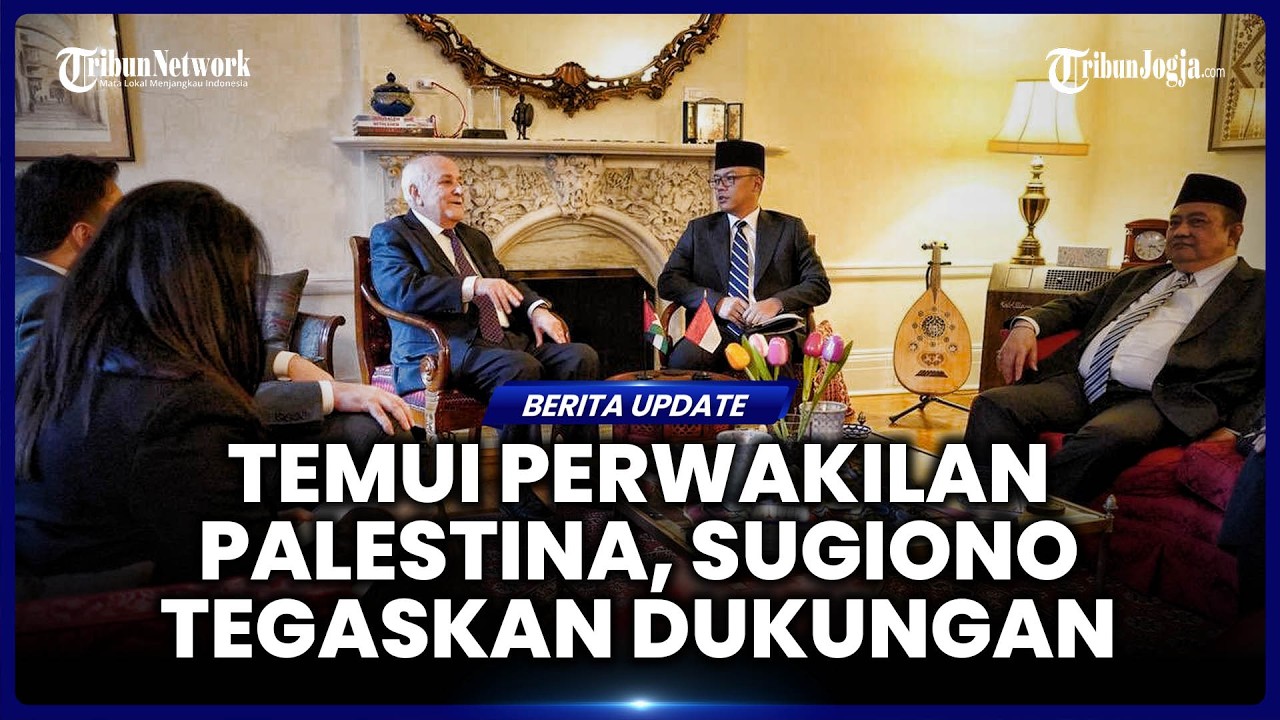 BERTEMU PERWAKILAN PALESTINA, SUGIONO TEGASKAN RI SIAP KIRIM PASUKAN PENJAGA PERDAMAIAN KE GAZA