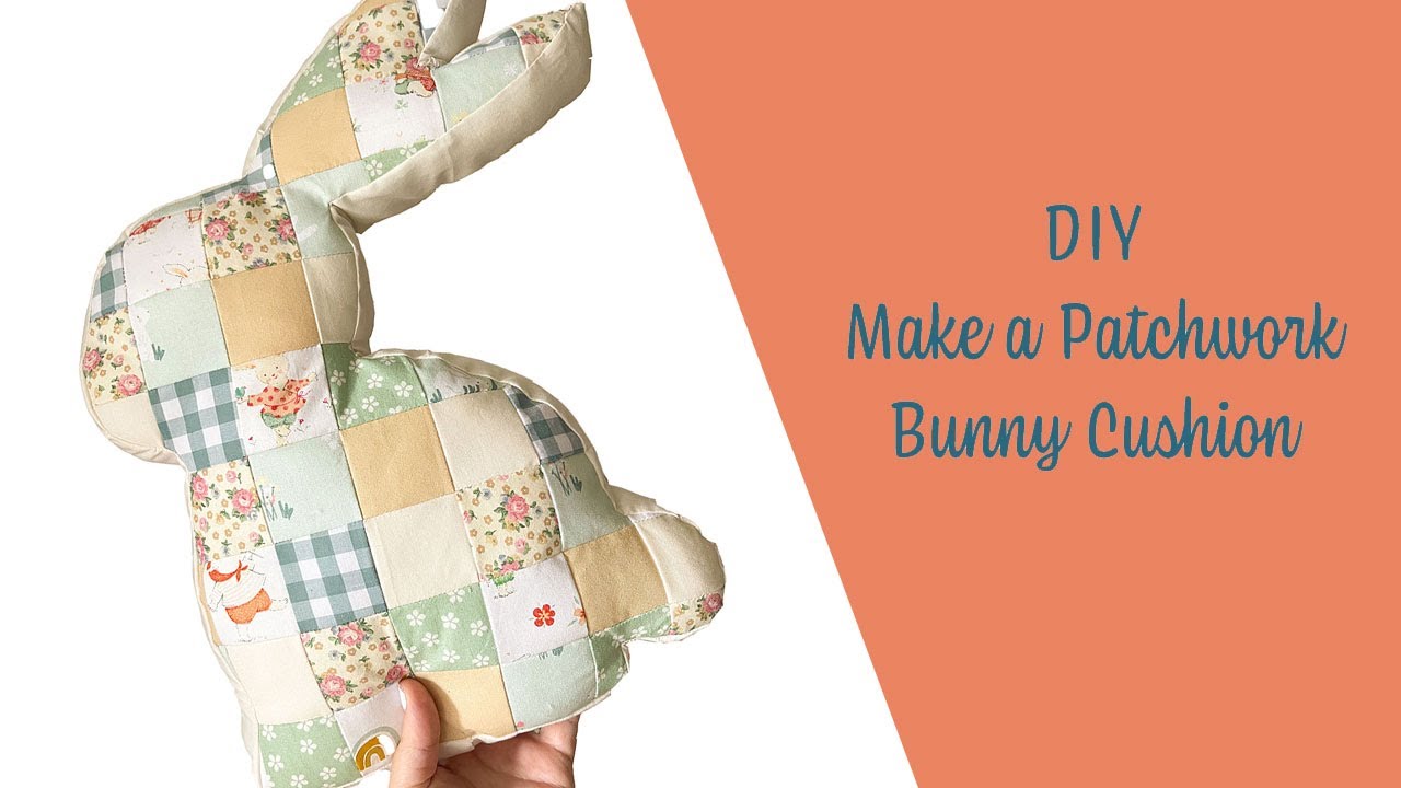 DIY Nursery Decor: How to Sew a Patchwork Bunny Pillow