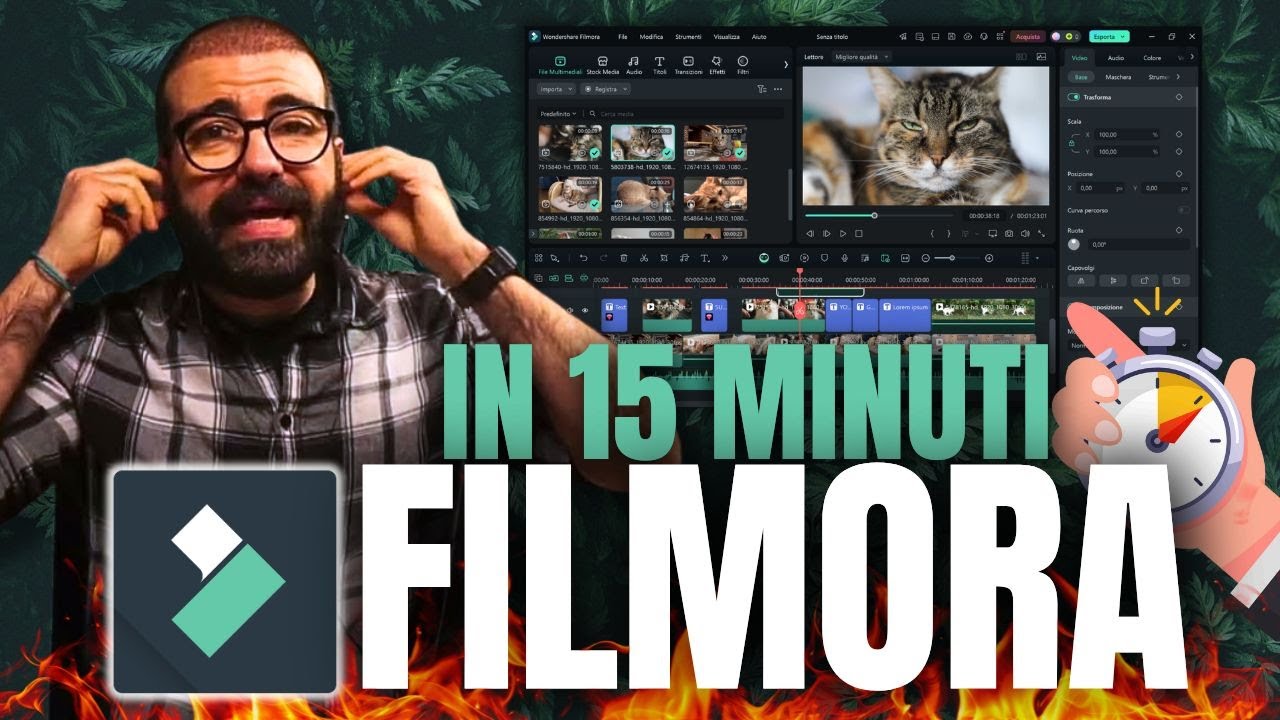 FILMORA in 15 MINUTI NETTI ⏱️ EDITARE VIDEO da CAMPIONI!