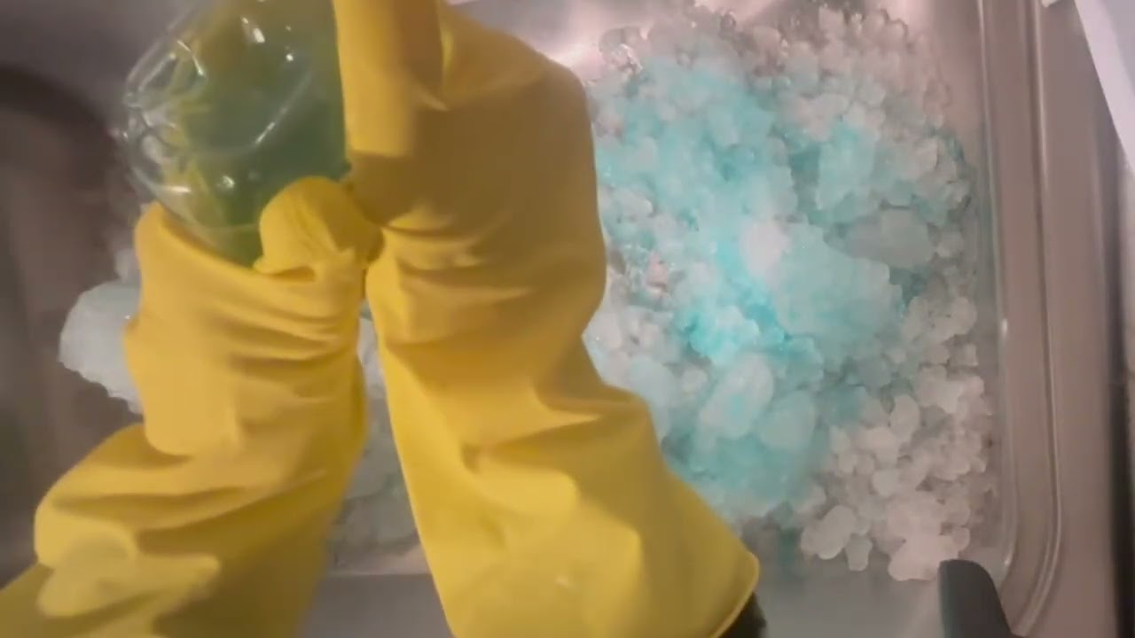 Asmr Cleaning My Sink With Ice 🧊