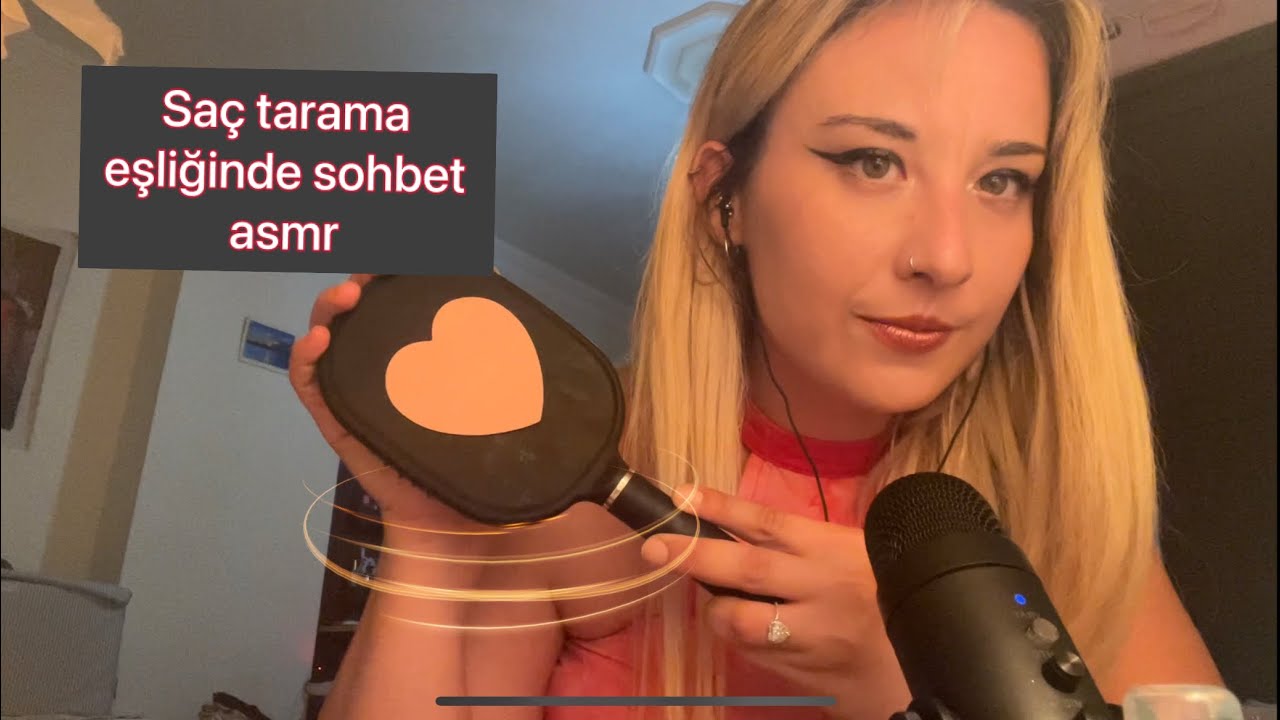 Saç tarama eşliğinde sohbet Asmr