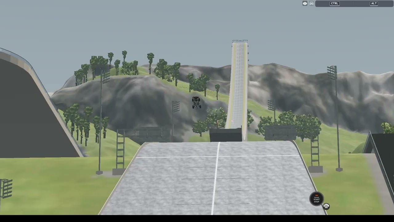 Beam NG Ramp Arena 3,000hp Tie Fighter Automation Creation