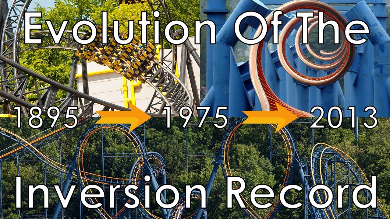 Evolution Of The Roller Coaster Inversion Record! | The History Of The Inversion Record! (1895-2020)