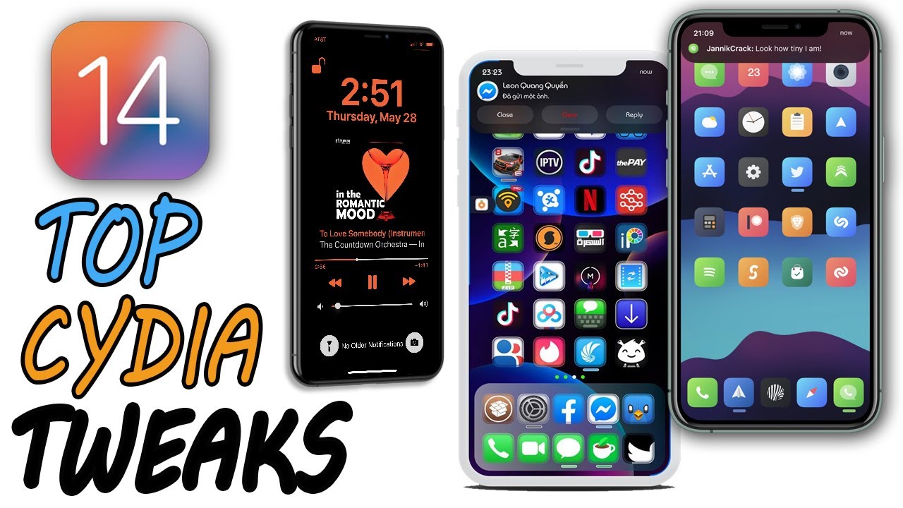 TOP Cydia Tweaks for iOS 14 Jailbreak on iOS 14.3!