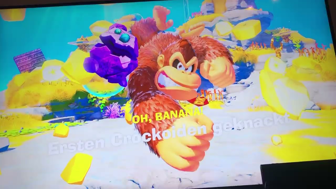 Играю в donkey kong bananza часть 1