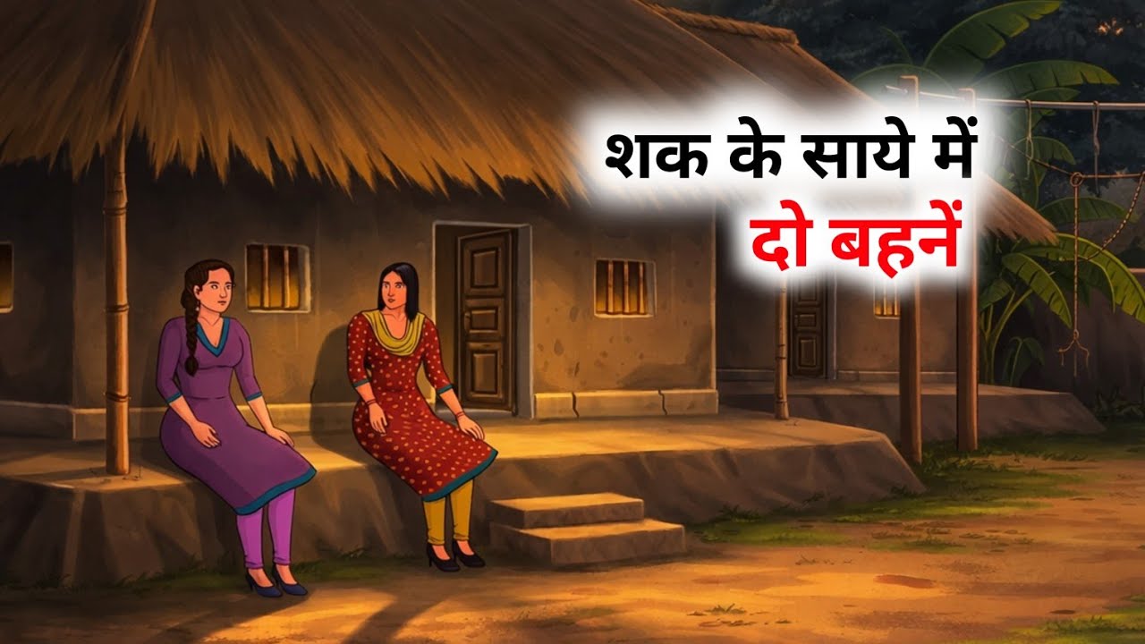 शक के साये में दो बहनें 😱 | Hindi Kahani | Do bahano ki Kahani | Village Horror Story | Moral Story