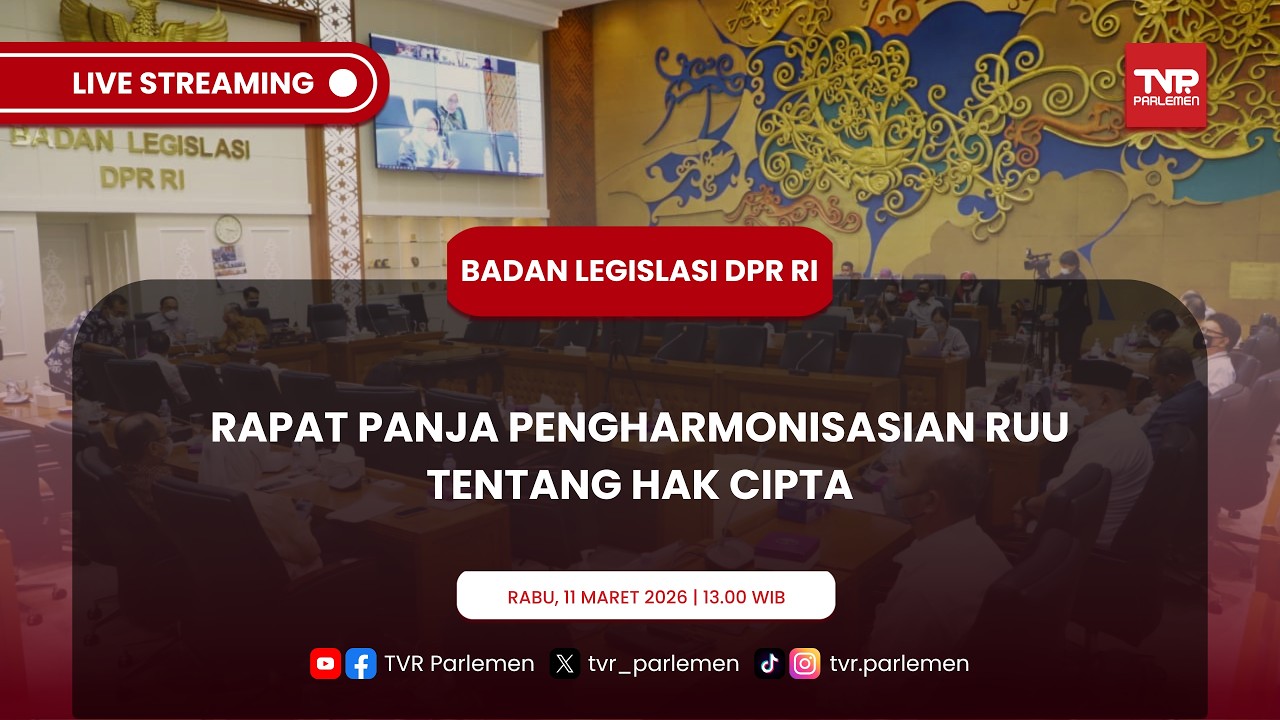 BALEG DPR RI RAPAT PANJA PENGHARMONISASIAN RUU TENTANG HAK CIPTA (PART2)