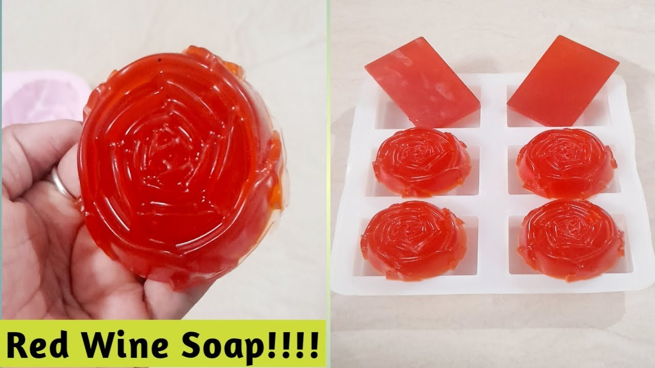 அழகான சருமத்திற்கு!!Red wine soap | Home made Red wine soap making | Red wine soap செய்வது எப்படி