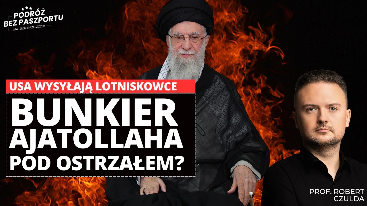 Ajatollah Chamenei ewakuowany! Trafił do podziemnego bunkra | prof. Robert Czulda