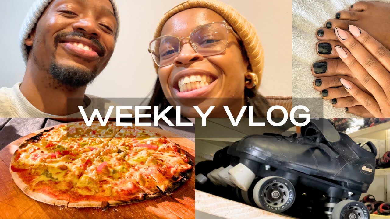 Vlog: Sunday Funday Rollerskating | New Nails 💅 | Indoor Date Night
