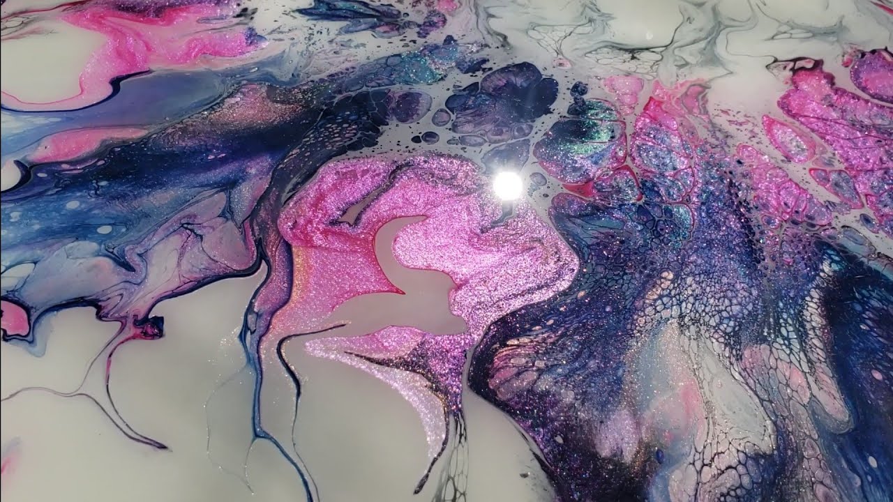 [305] IT'S ALIVE! Circle Dutch Pour That Illuminates/ AL Pouring Medium Results & A Mini Dutch Pour