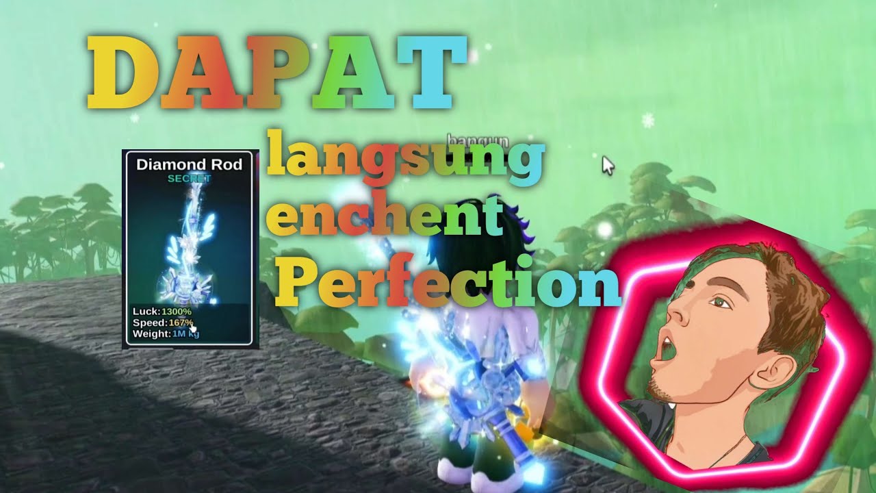 🦈🎣tes diamond rod, mancing santai| fish it | #roblox