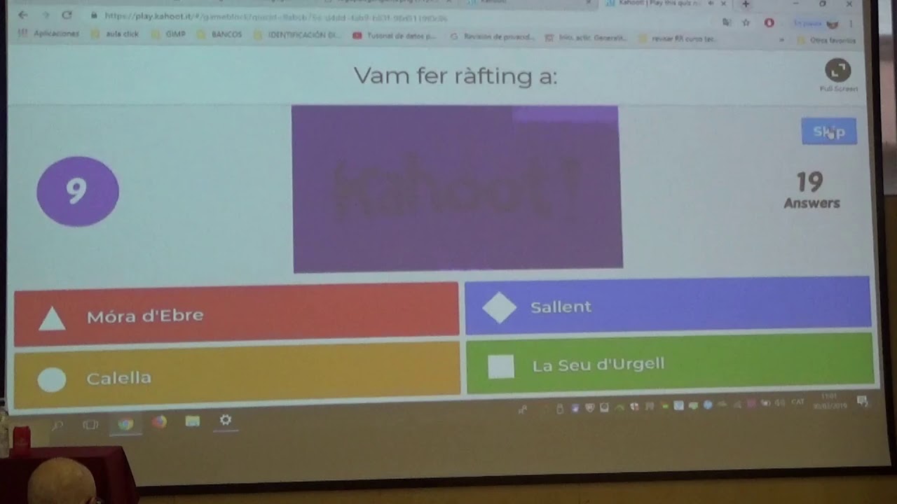 País Gegant: Kahoot Ciutat Gegantera (Sant Feliu de Llobregat, 30/03/2019)