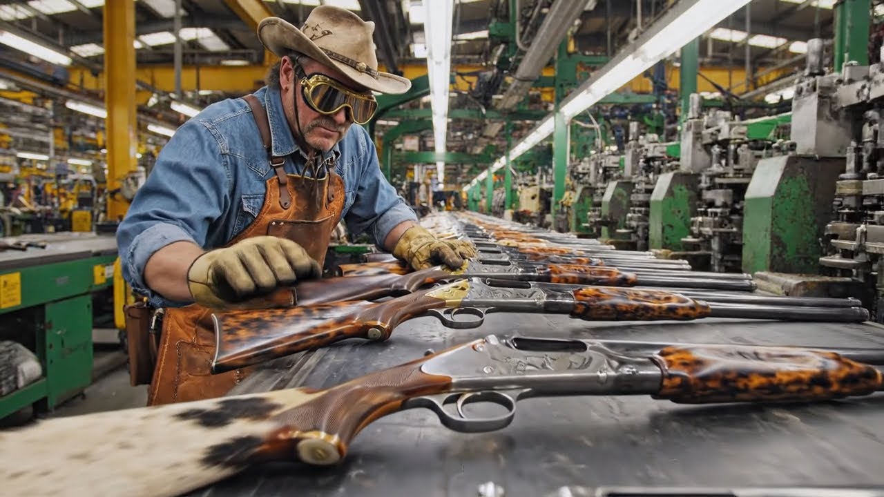 Inside an Cowboy Shotgun Factory: How a Shotgun is Grown from Live Cattle ( Full Process )