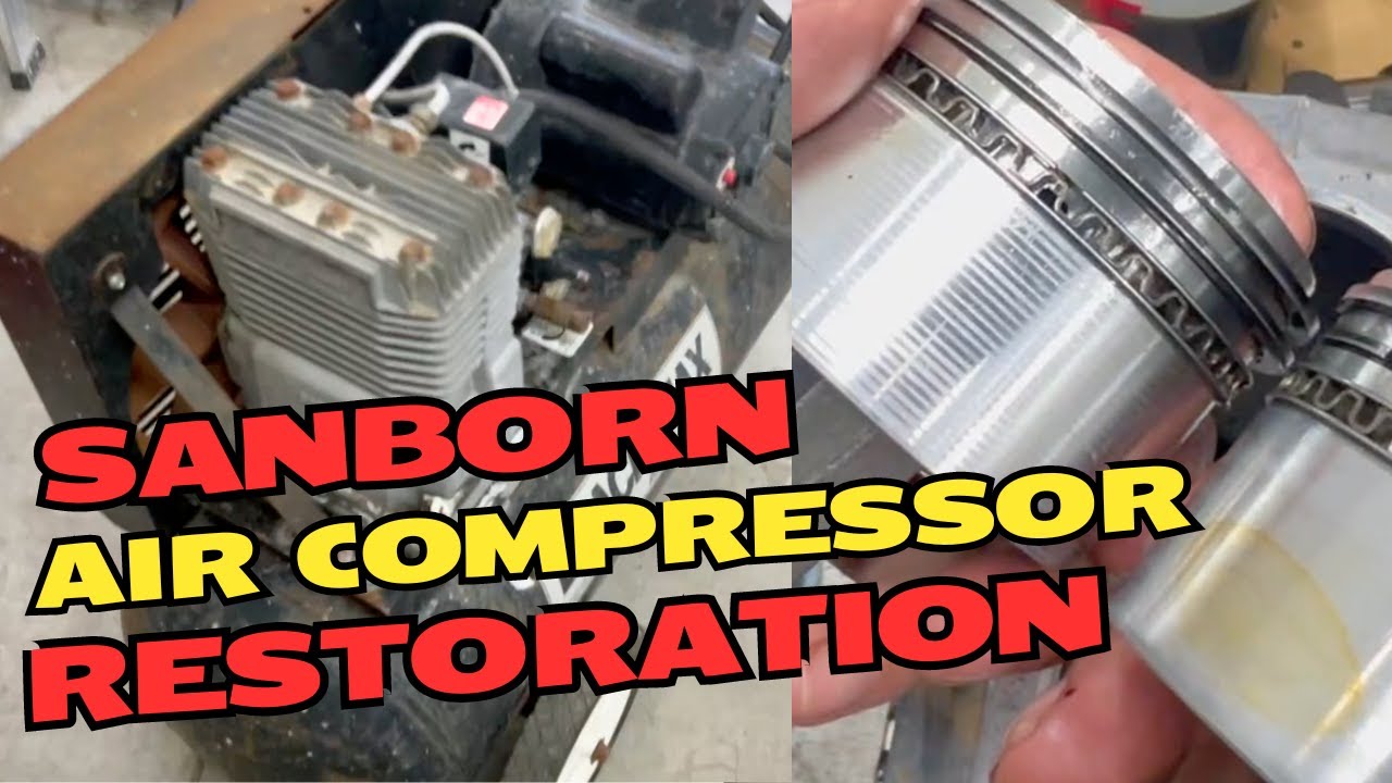 Restoring a Sanborn Shop Air Compressor Project