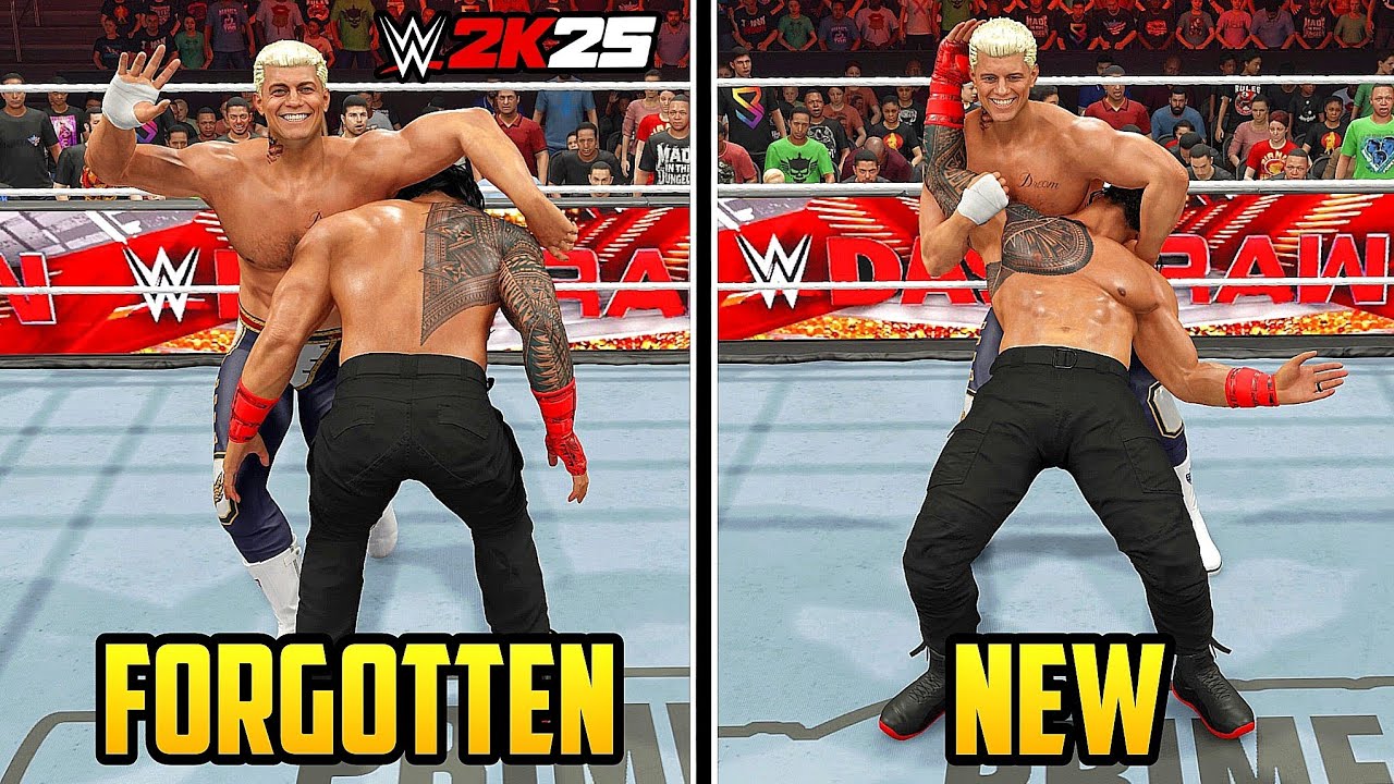 50 ЗАБЫТЫХ ПРОТИВ НОВЫХ ФИНИШЕРОВ В WWE 2K25 !!!