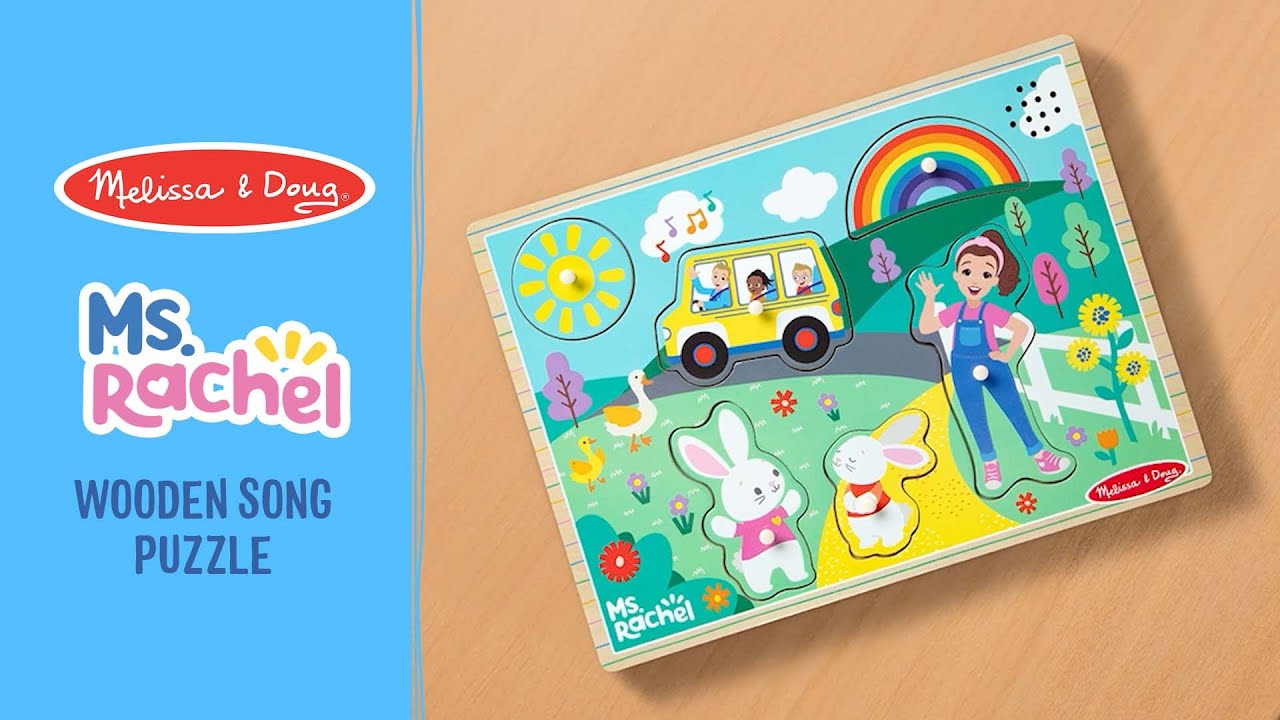 Melissa & Doug Ms. Rachel Wooden Song Puzzle