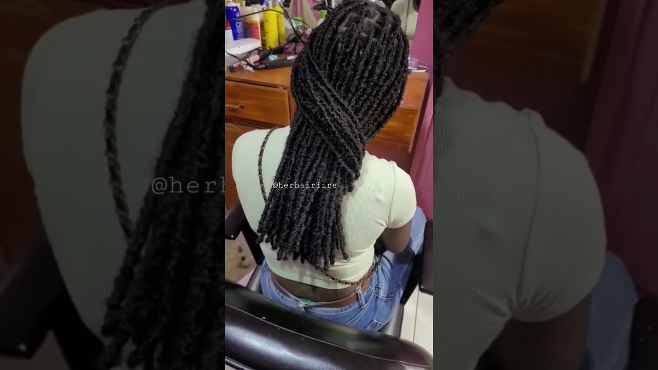 Textured Locs on 4c Hair 😍  #4chair #fauxlocs #xyzbca #amazonfinds #amazonhair #locs
