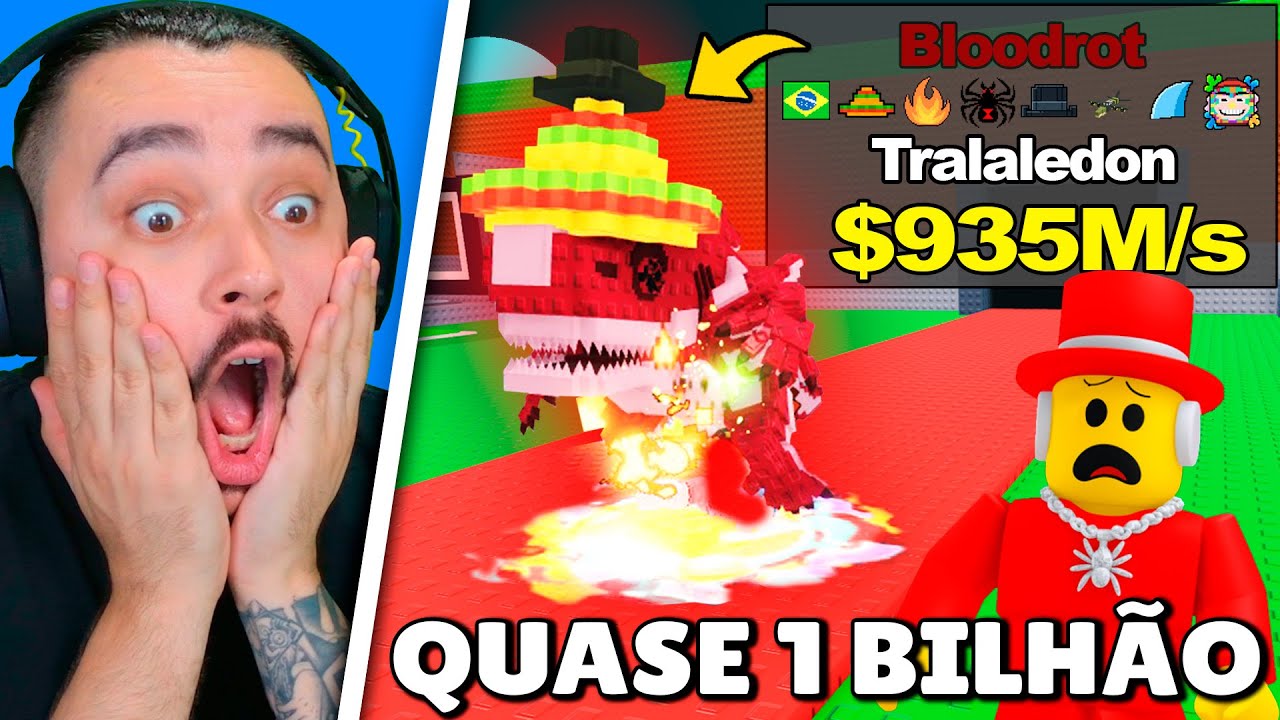 O MAIS RARO TRALALEDON DO JOGO!! | STEAL A BRAINROT - ROBLOX