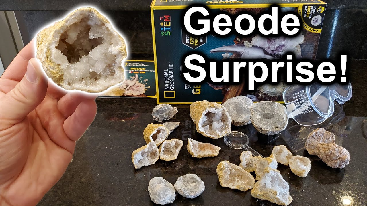 National Geographic Break Your Own Geode 10 Pack Review and Instructions