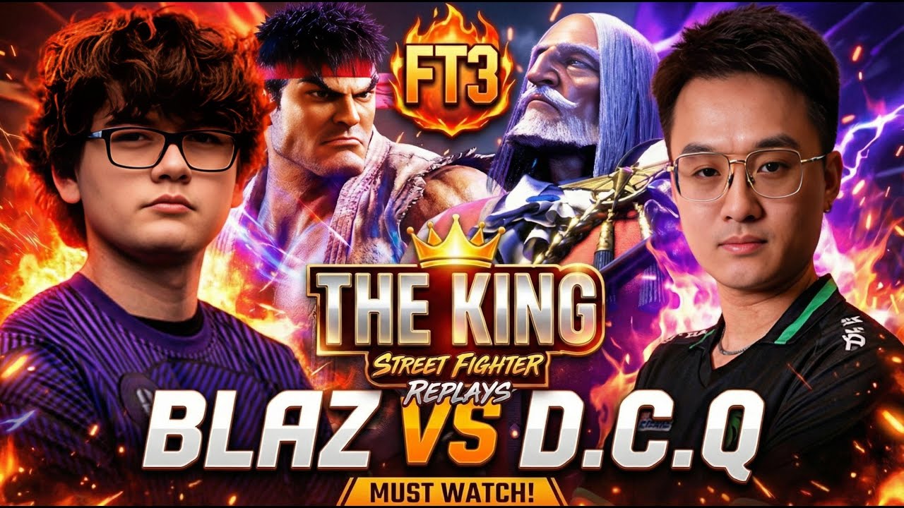 🔥 SF6 ▰ BLAZ (Ryu) vs D.C.Q (Jp) ▰ Street Fighter 6 | High-Level Set 🔥