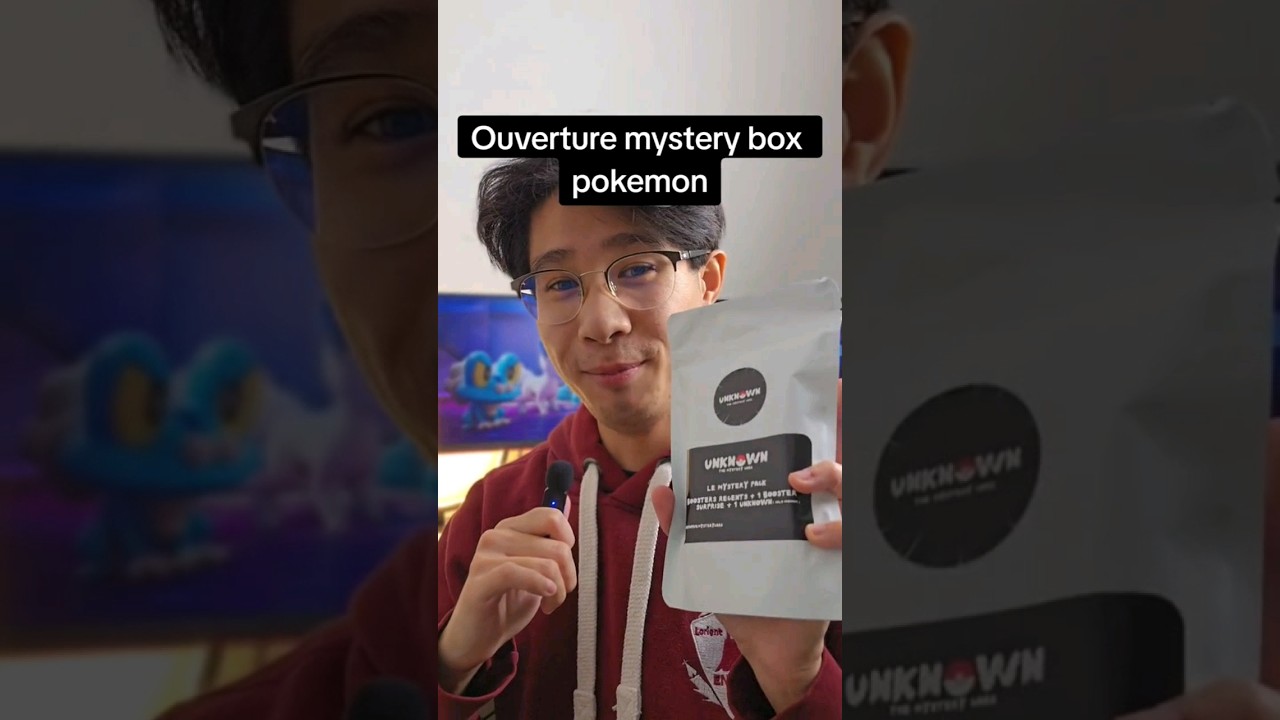Ouverture d'une mystery box pokemon ! #pokemoncards #ouvertureboosterpok&eacute;mon