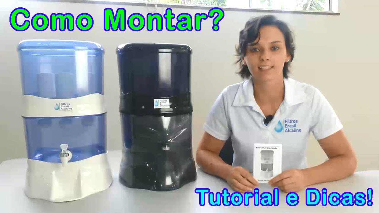 Como montar seu filtro de água alcalina por gravidade - Filtros Brasil Alcalino