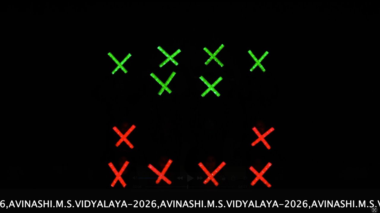 This LED Light Formation Dance Will Amaze You | M.S.FIESTA 2026 | M.S.VIDYALAYA
