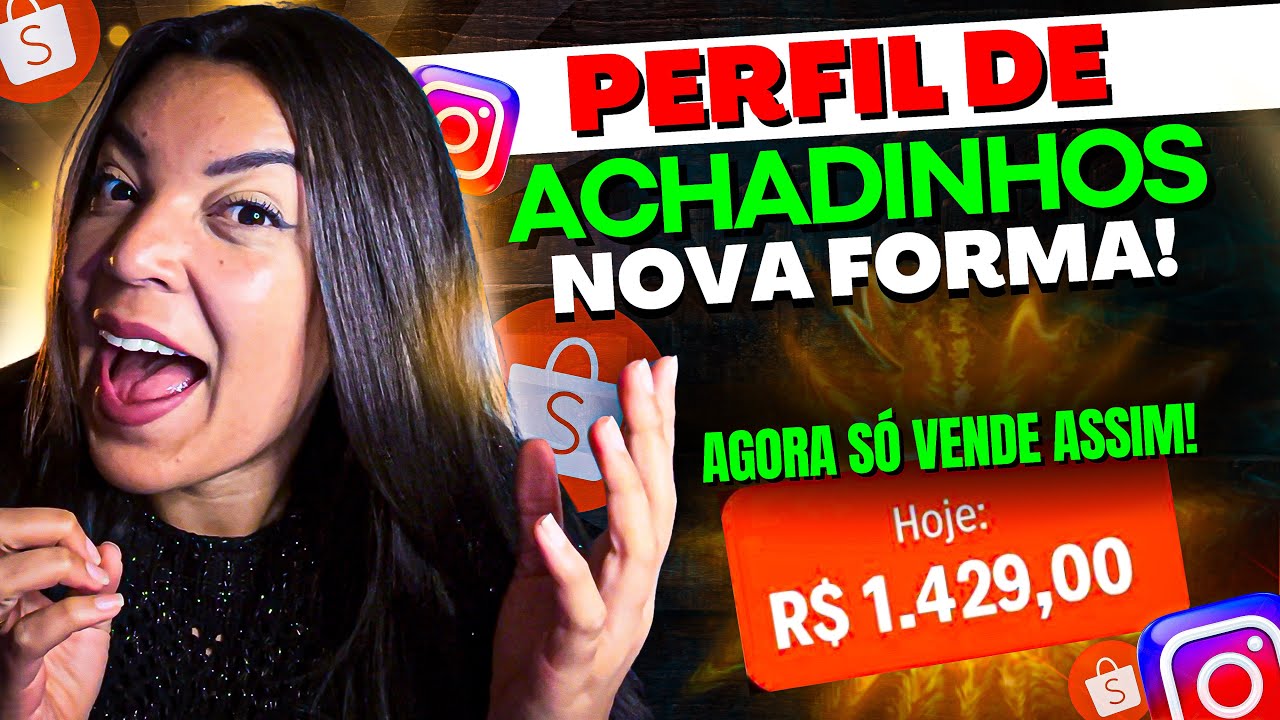 NOVA FORMA! COMO CRIAR PERFIL DE ACHADINHOS NO INSTAGRAM | AINDA VALE APENA? COMO VENDER NO INSTA?
