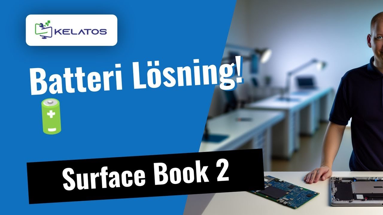 Batteri slut p&aring; Surface Book 2? Snabb l&ouml;sning h&auml;r! 🛠🔋