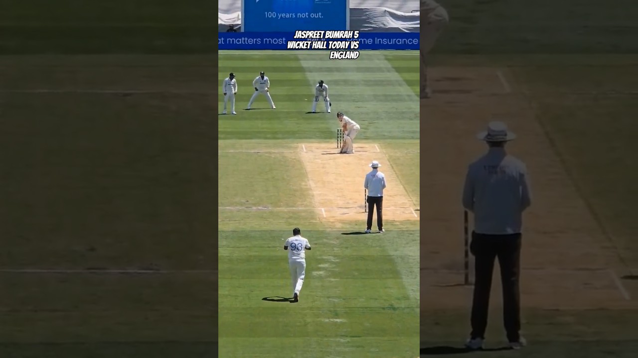Jaspreet Bumrah 5 wicket hall today Vs England/jaspreet Bumrah all wicket today Vs England #wicket