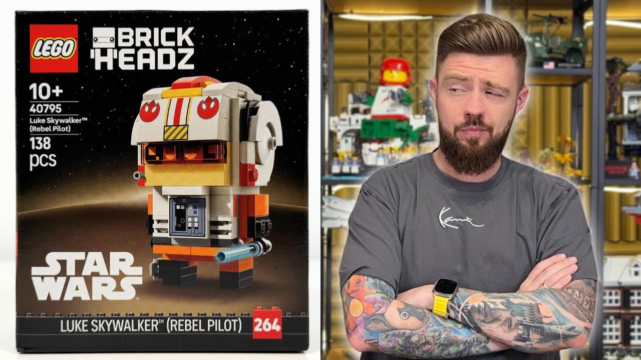 LUKE SKYWALKER (PILOT REBELII) ✈️ LEGO BRICKHEADZ 40795 RECENZJA