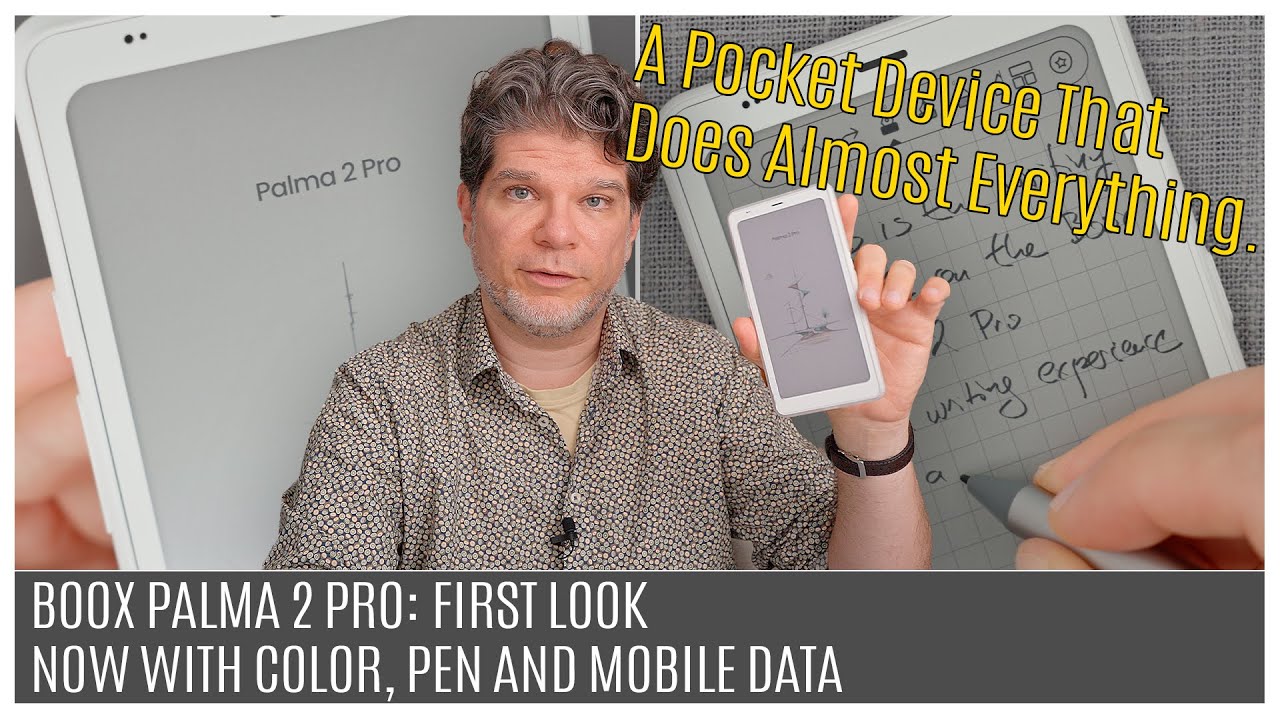 Boox Palma 2 Pro First Look - Now With Color, Pen, and Mobile Data