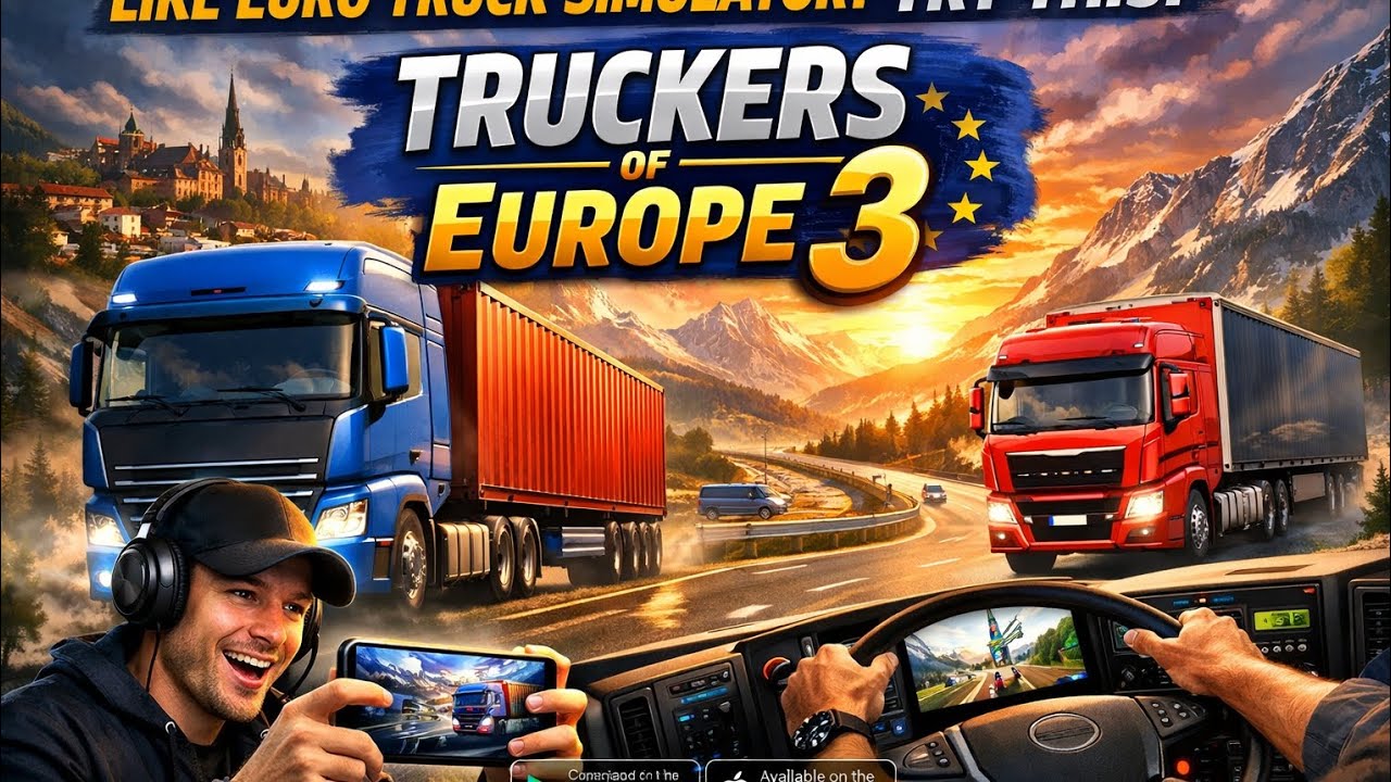 محاكي الشاحنات على الجوال - Trucker ofeurope 3